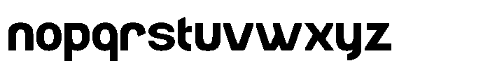 Aburo Semibold Font LOWERCASE