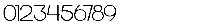 Aburo Thin Font OTHER CHARS