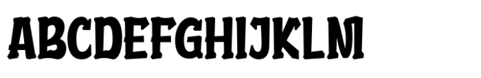 Abutcin Regular Font UPPERCASE