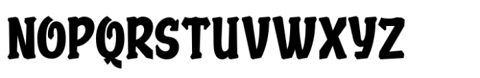 Abutcin Regular Font UPPERCASE