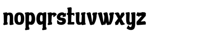 Abutcin Regular Font LOWERCASE