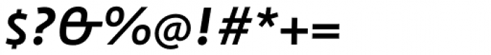 abc Allegra Semibold Italic Font OTHER CHARS