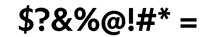 ABCArizonaSans Bold Font OTHER CHARS