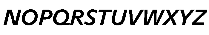 ABCArizonaSans BoldItalic Font UPPERCASE