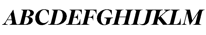 ABCArizonaSerif BoldItalic Font UPPERCASE
