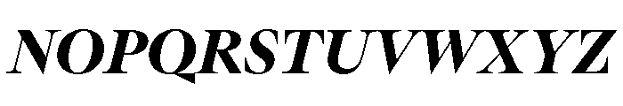 ABCArizonaSerif BoldItalic Font UPPERCASE