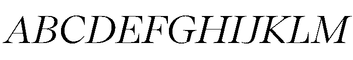 ABCArizonaSerif LightItalic Font UPPERCASE