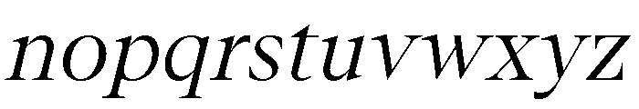ABCArizonaSerif LightItalic Font LOWERCASE