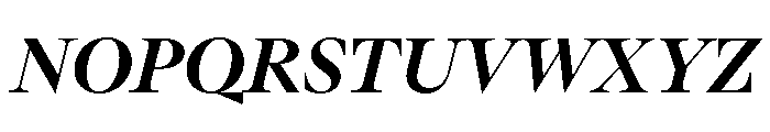 ABCArizonaSerif MediumItalic Font UPPERCASE