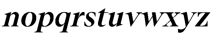 ABCArizonaSerif MediumItalic Font LOWERCASE