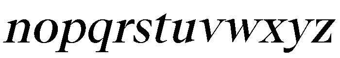 ABCArizonaSerif RegularItalic Font LOWERCASE