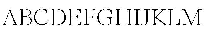 ABCArizonaSerif Thin Font UPPERCASE