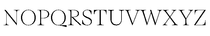 ABCArizonaSerif Thin Font UPPERCASE