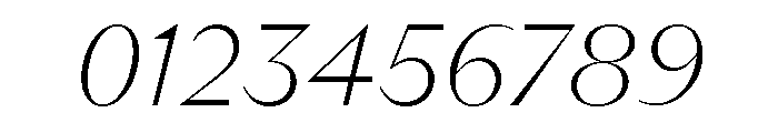ABCArizonaSerif ThinItalic Font OTHER CHARS