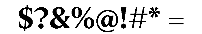 ABCArizonaText Bold Font OTHER CHARS
