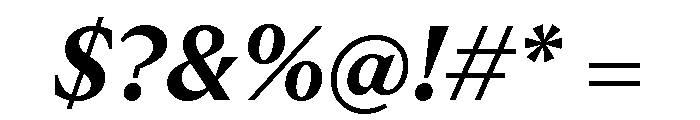 ABCArizonaText BoldItalic Font OTHER CHARS
