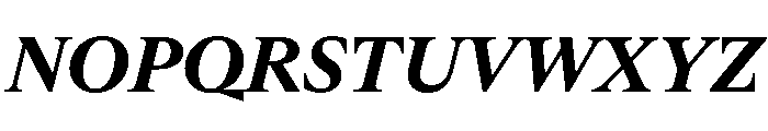 ABCArizonaText BoldItalic Font UPPERCASE