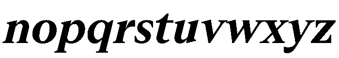 ABCArizonaText BoldItalic Font LOWERCASE