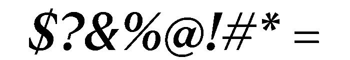 ABCArizonaText MediumItalic Font OTHER CHARS
