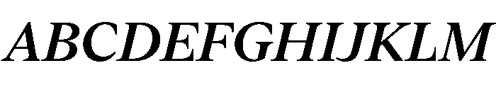 ABCArizonaText MediumItalic Font UPPERCASE
