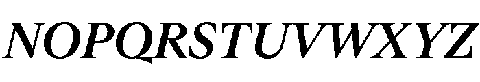 ABCArizonaText MediumItalic Font UPPERCASE