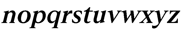 ABCArizonaText MediumItalic Font LOWERCASE