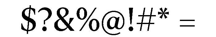 ABCArizonaText Regular Font OTHER CHARS