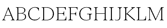 ABCArizonaText Thin Font UPPERCASE