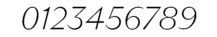 ABCArizonaText ThinItalic Font OTHER CHARS
