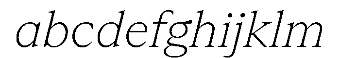ABCArizonaText ThinItalic FONT