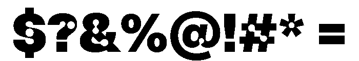 ABCCamera Black Font OTHER CHARS