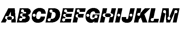 ABCCamera BlackItalic Font UPPERCASE