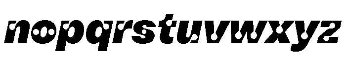 ABCCamera BlackItalic Font LOWERCASE