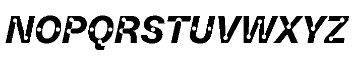ABCCamera BoldItalic Font UPPERCASE