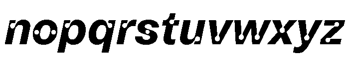 ABCCamera BoldItalic Font LOWERCASE