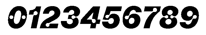 ABCCamera HeavyItalic Font OTHER CHARS
