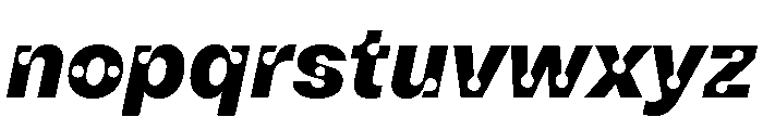 ABCCamera HeavyItalic Font LOWERCASE