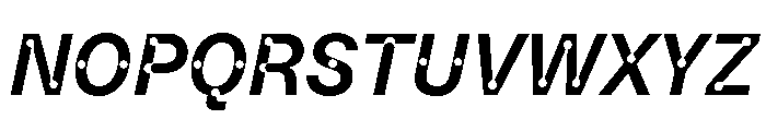 ABCCamera MediumItalic Font UPPERCASE