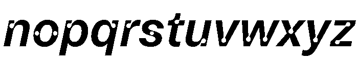 ABCCamera MediumItalic Font LOWERCASE