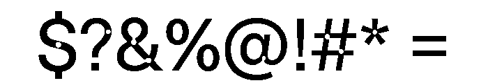 ABCCamera Regular Font OTHER CHARS