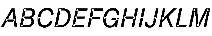 ABCCamera RegularItalic Font UPPERCASE