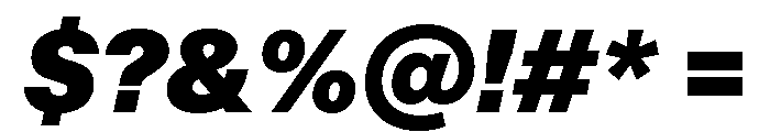 ABCCameraPlain BlackItalic Font OTHER CHARS