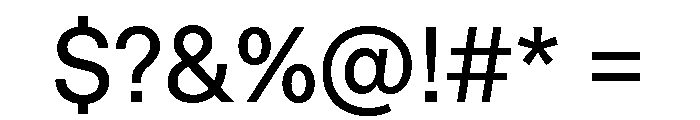 ABCCameraPlain Regular Font OTHER CHARS