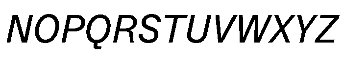 ABCCameraPlain RegularItalic Font UPPERCASE