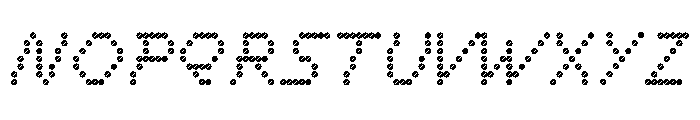 ABCConnect FlatItalic Font UPPERCASE