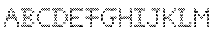 ABCConnect Hex Font UPPERCASE