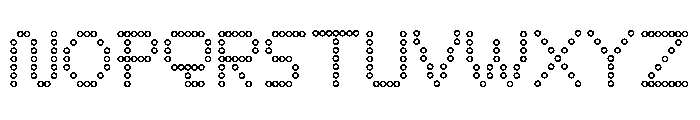 ABCConnect Hex Font UPPERCASE