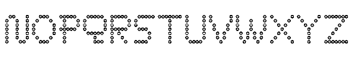 ABCConnect Phillips Font UPPERCASE