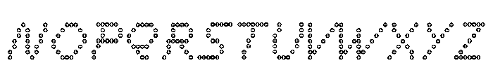 ABCConnect PhillipsItalic Font UPPERCASE