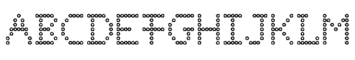 ABCConnect Torx Font UPPERCASE